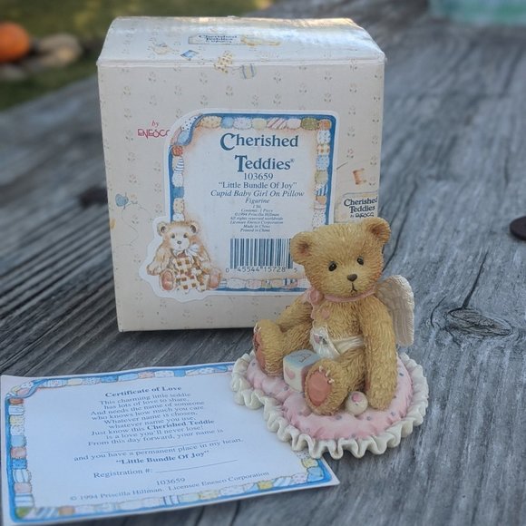 Cherished Teddies "Little Bundle of Joy" MIB 1994 - Picture 2 of 6